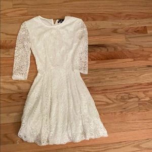 lace skater dress
